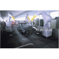 ABB機(jī)器人熱噴涂防護(hù)服，噴涂機(jī)器人防護(hù)服
