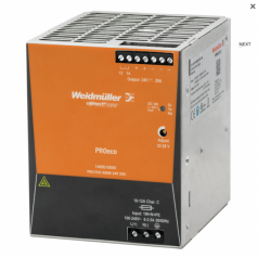PRO ECO 480W 24V 20A魏德米勒開關(guān)電源供應