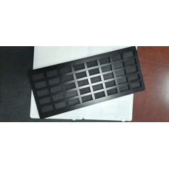 動(dòng)力電池管理系統(tǒng)BMS芯片專用黑色全防靜電治具板埋芯板