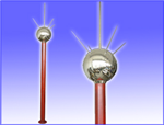 多針球形優(yōu)化避雷針， 球狀型雷電接閃器